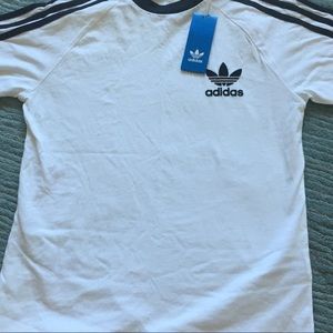 Simple White striped Adidas shirt (never worn)